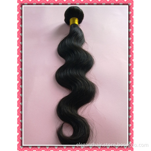 2015 Hot Style Unprocessed Brazilian Virgin Hair Extension Body Wave 18" Natural Color